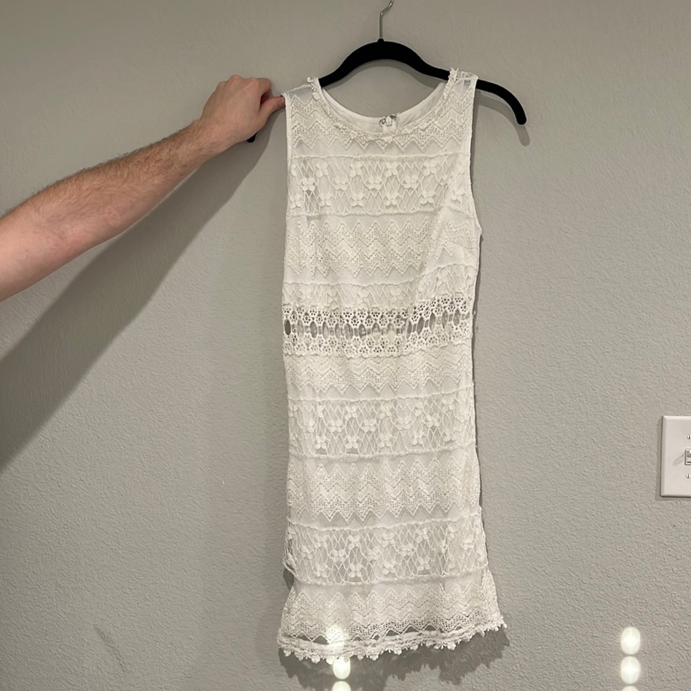 Tobi Lace White Dress